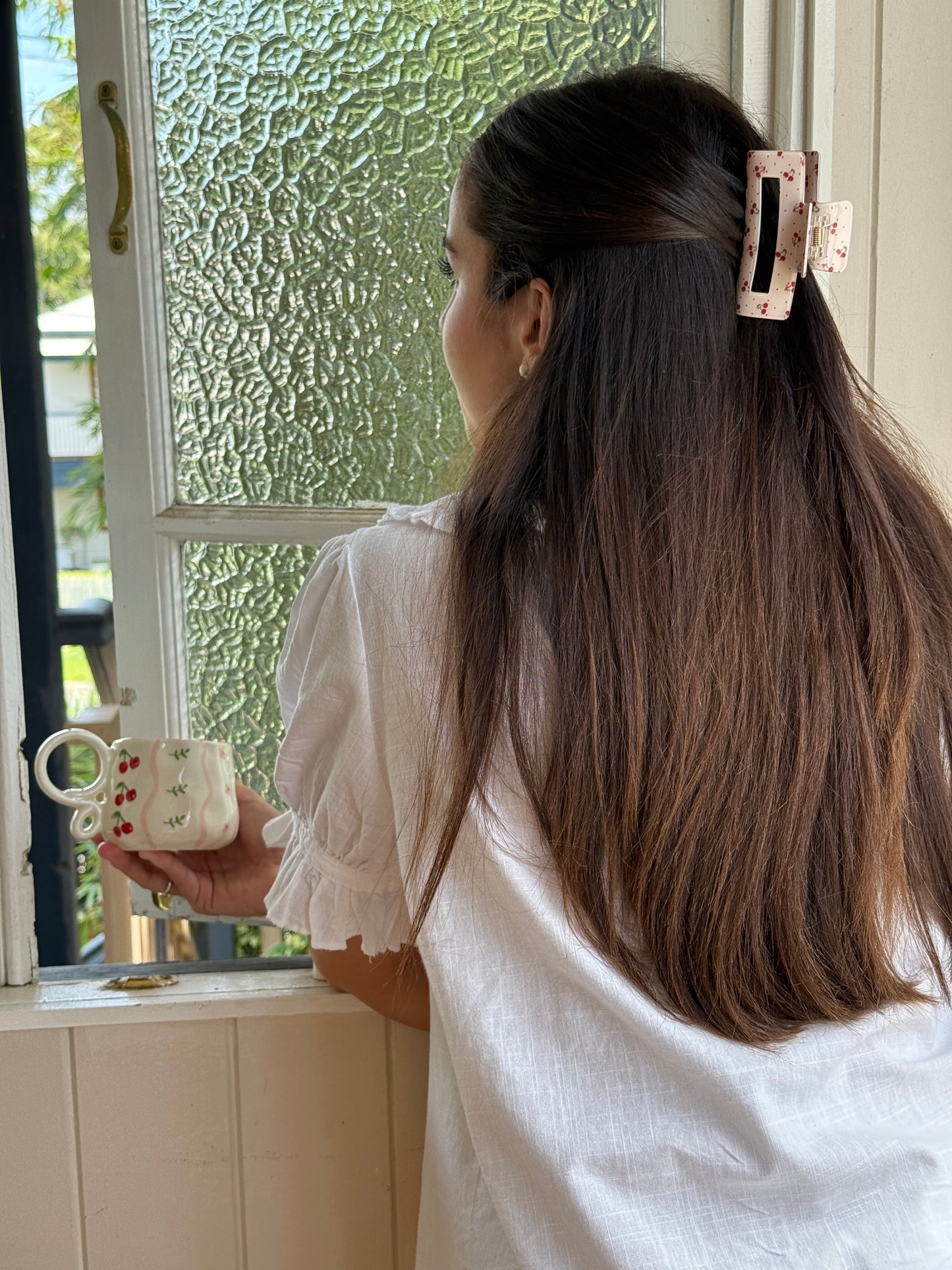 Camille Ceramic Cup and Saucer