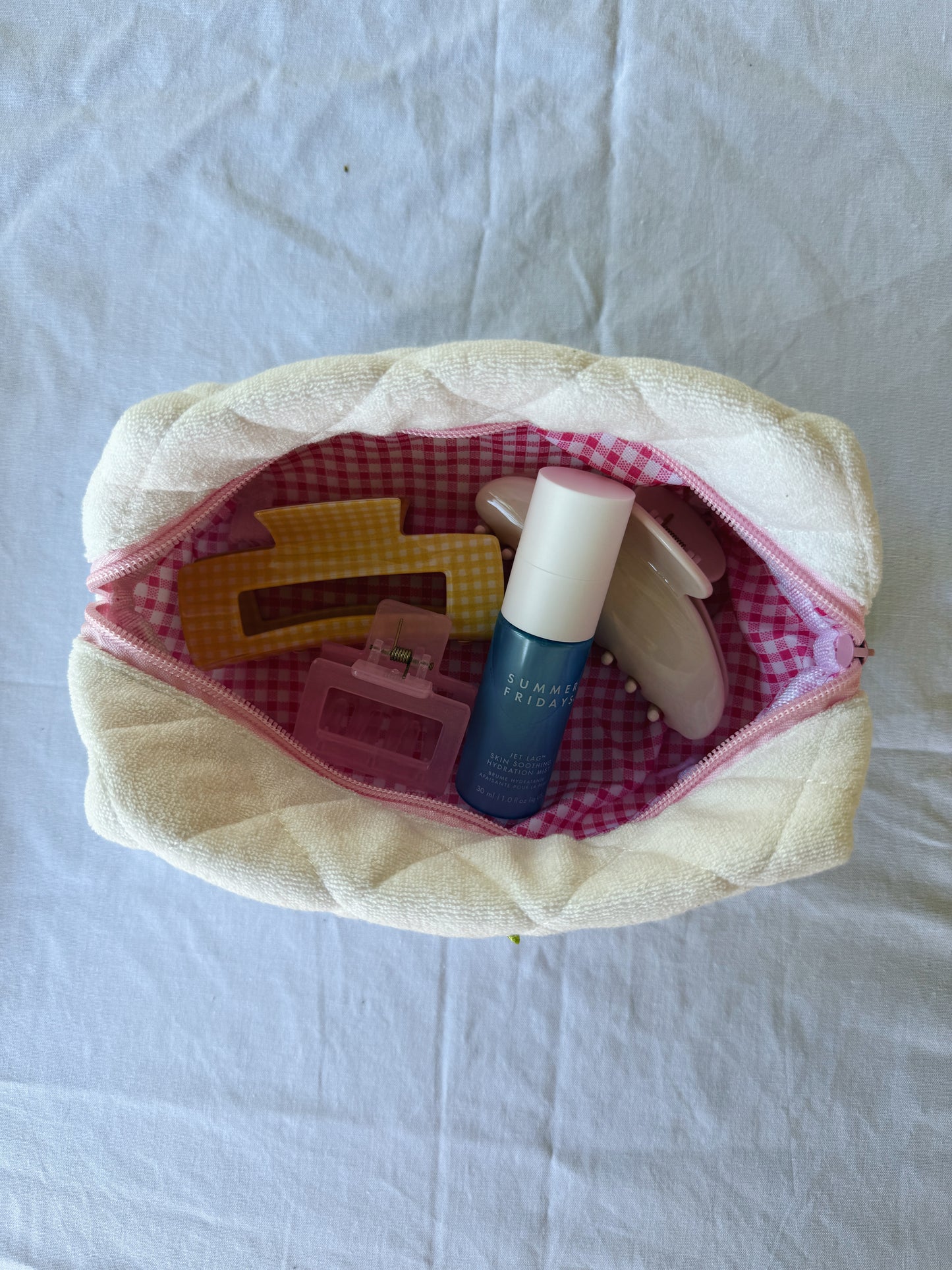 Cora Quilted Beauty Bag