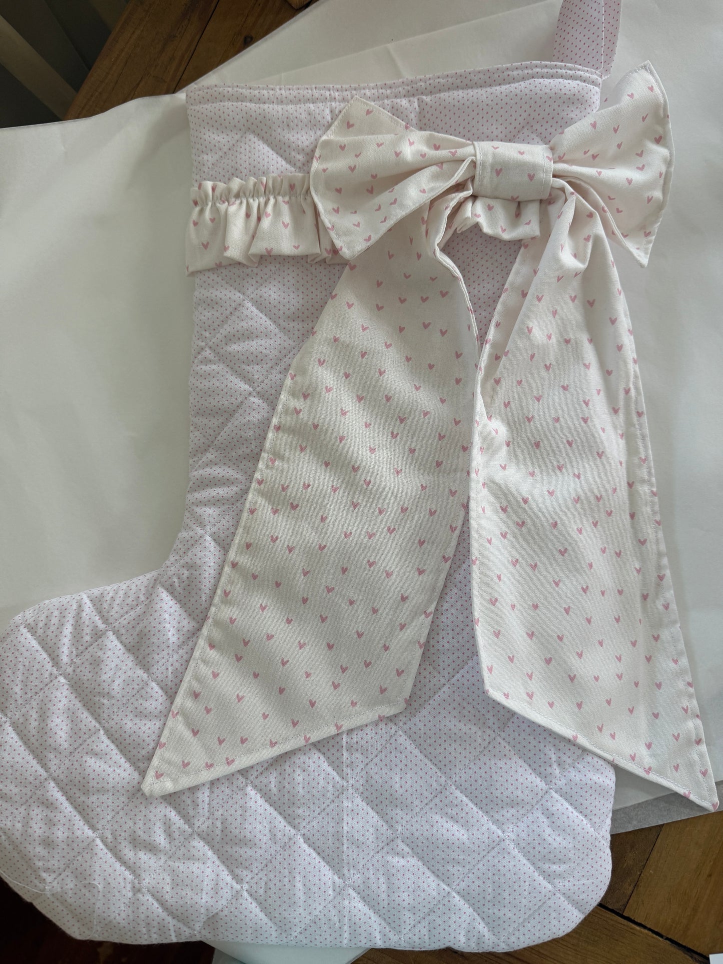 Maison Quilted Christmas Stocking