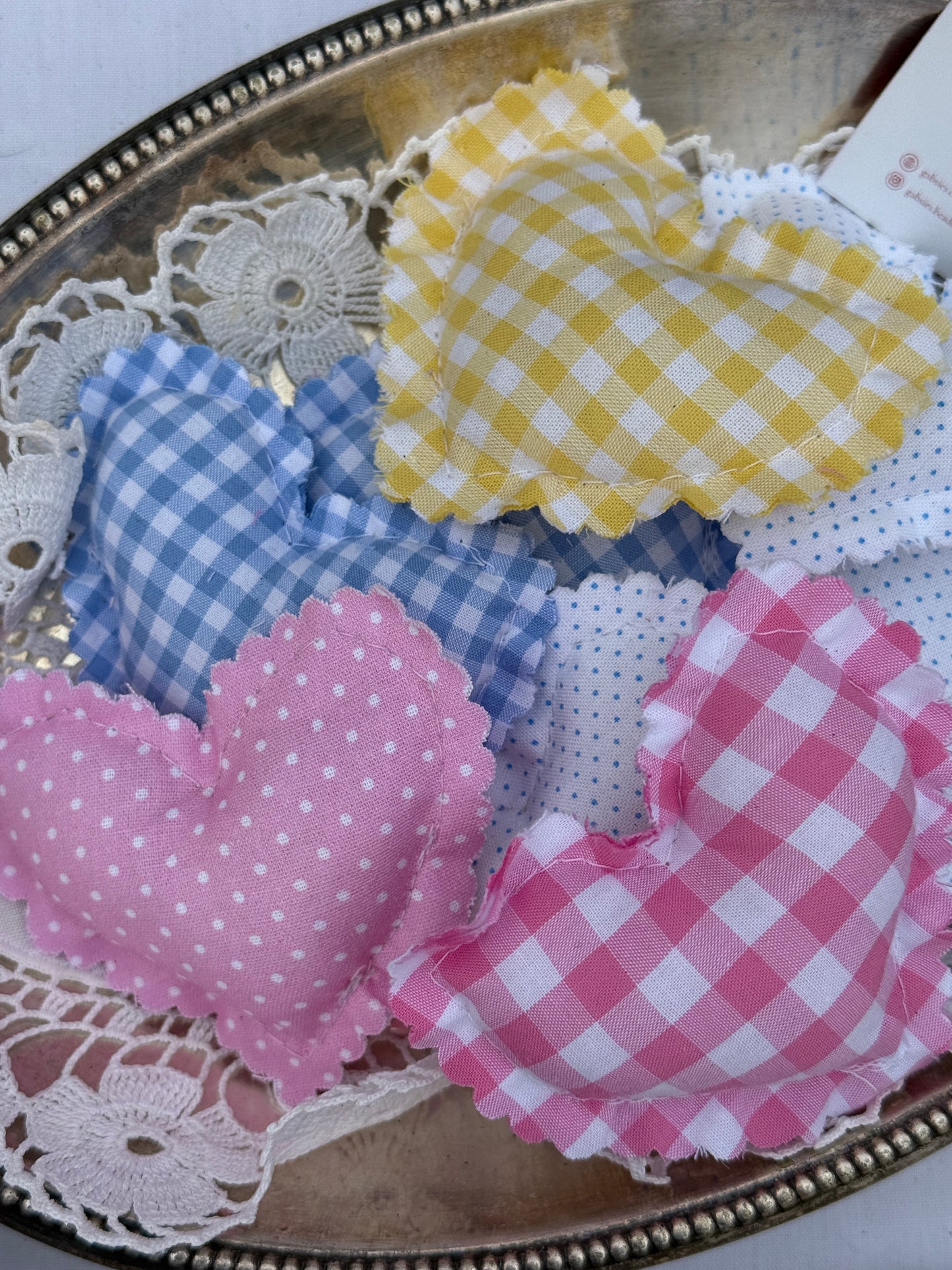 Whimsy Handmade Hearts set of three