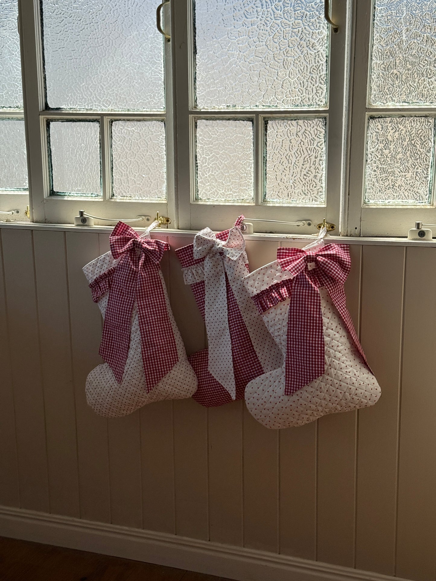 Maison Quilted Christmas Stocking