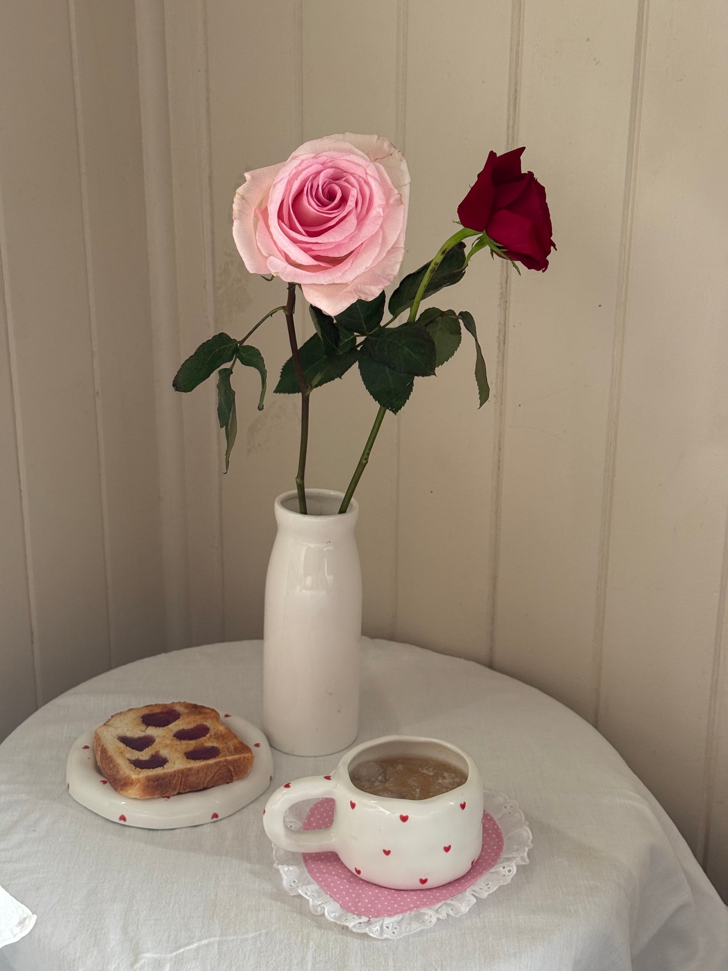 Love Note Handmade Heart Coasters