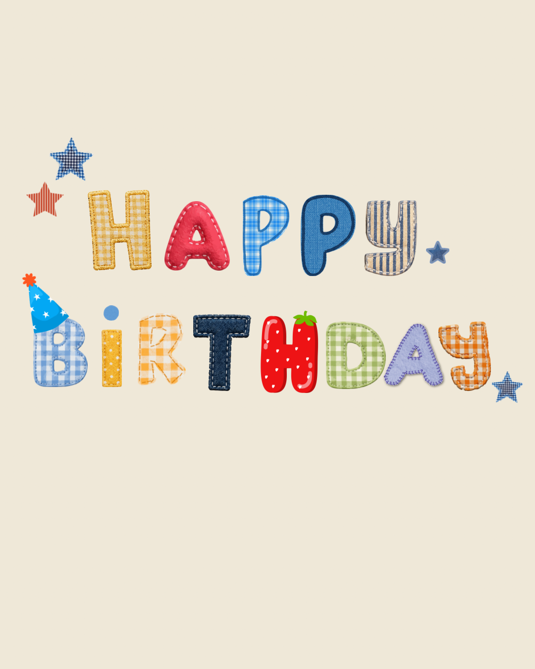 Handmade Birthday Banner Made to Order