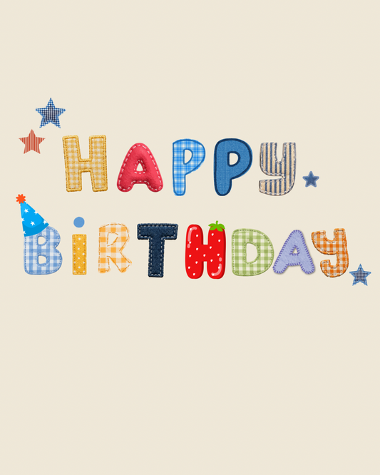 Handmade Birthday Banner Made to Order