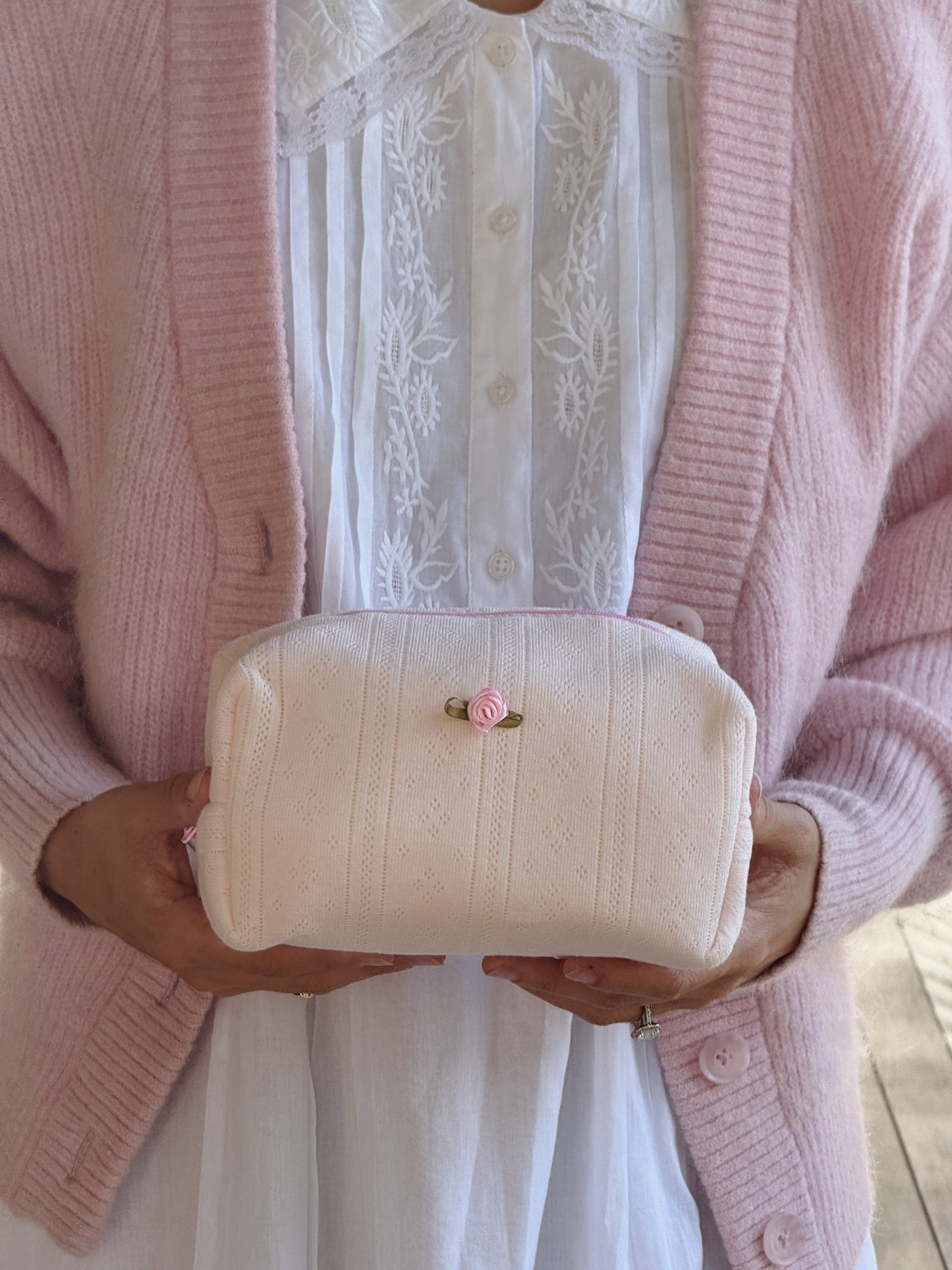 Rosie Quilted Beauty Bag