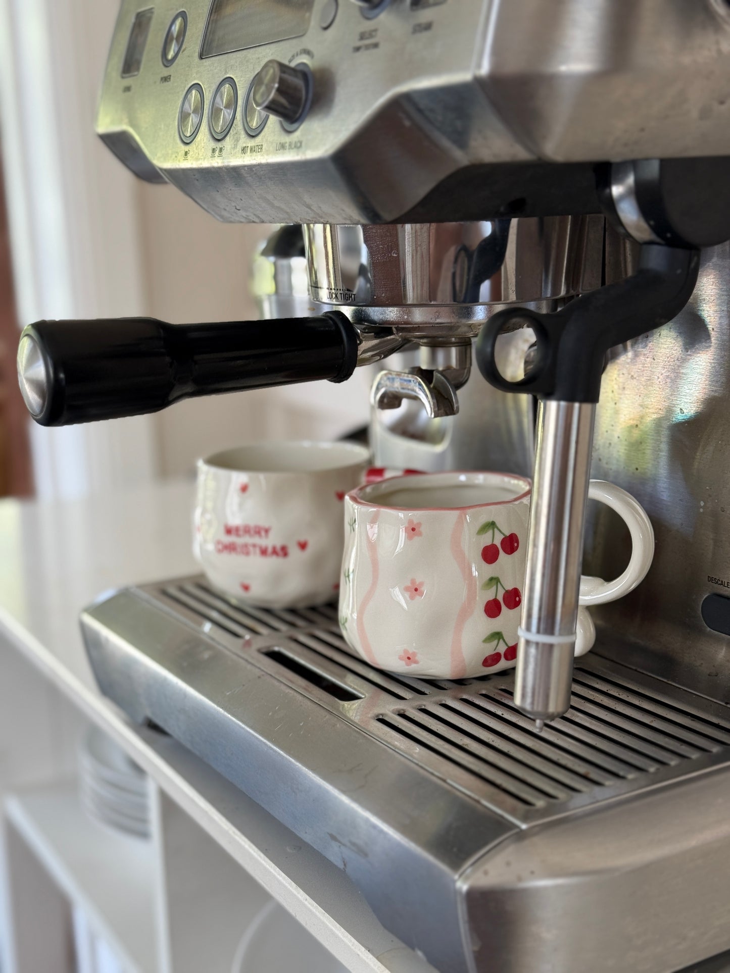 Bonbon de Noël Ceramic Cup and Saucer