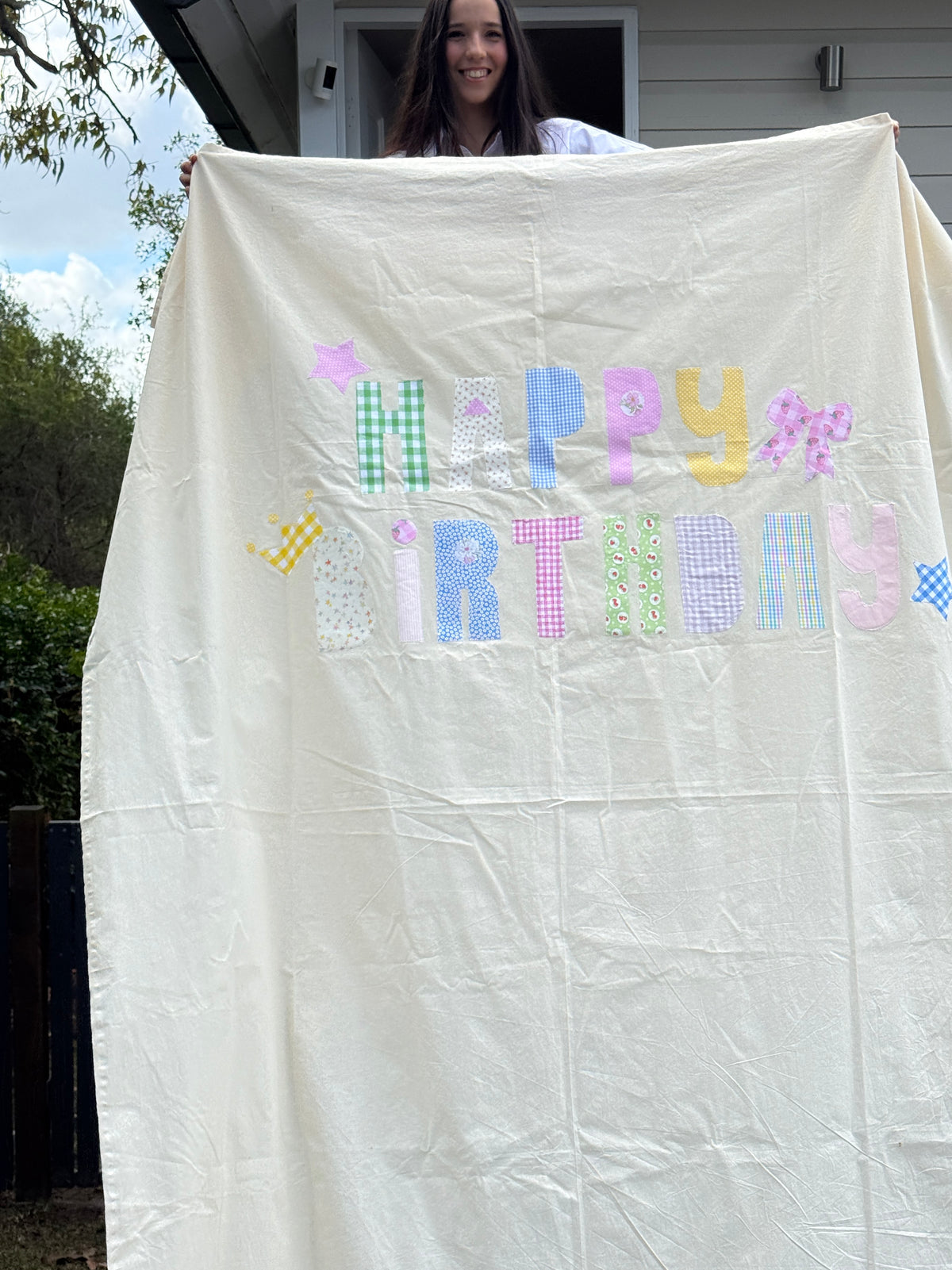 Ready-Made Pastel Happy Birthday Banner