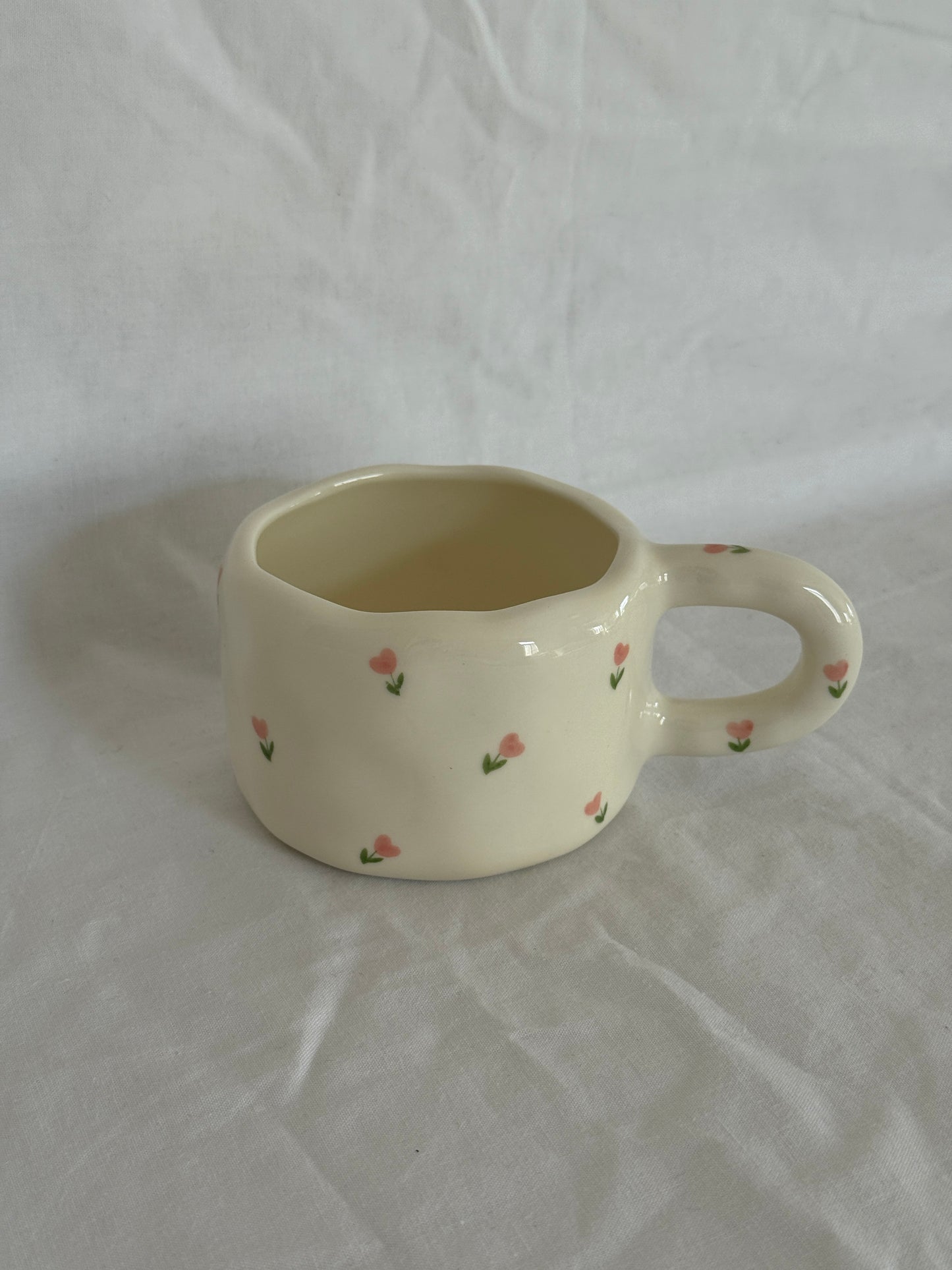 Rosalie Ceramic Cup and Saucer