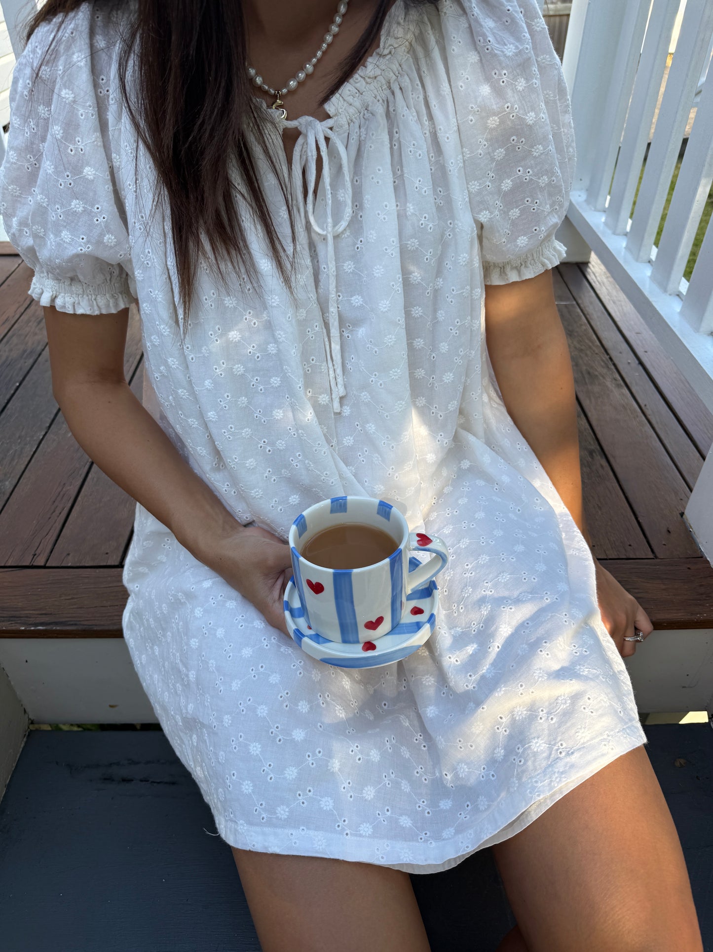 True Blue Love Note Cup & Saucer