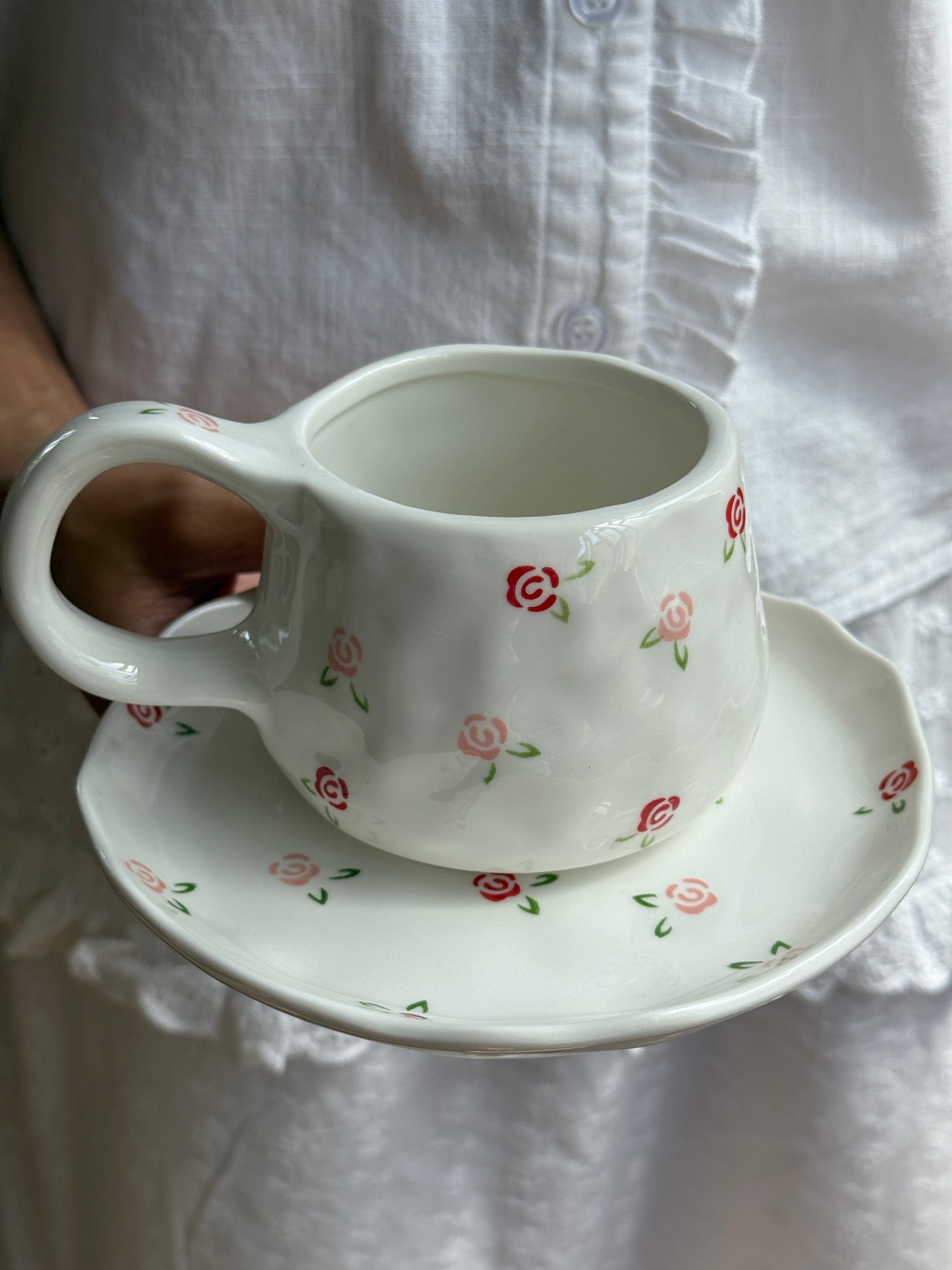 Rose Ceramic Cup only