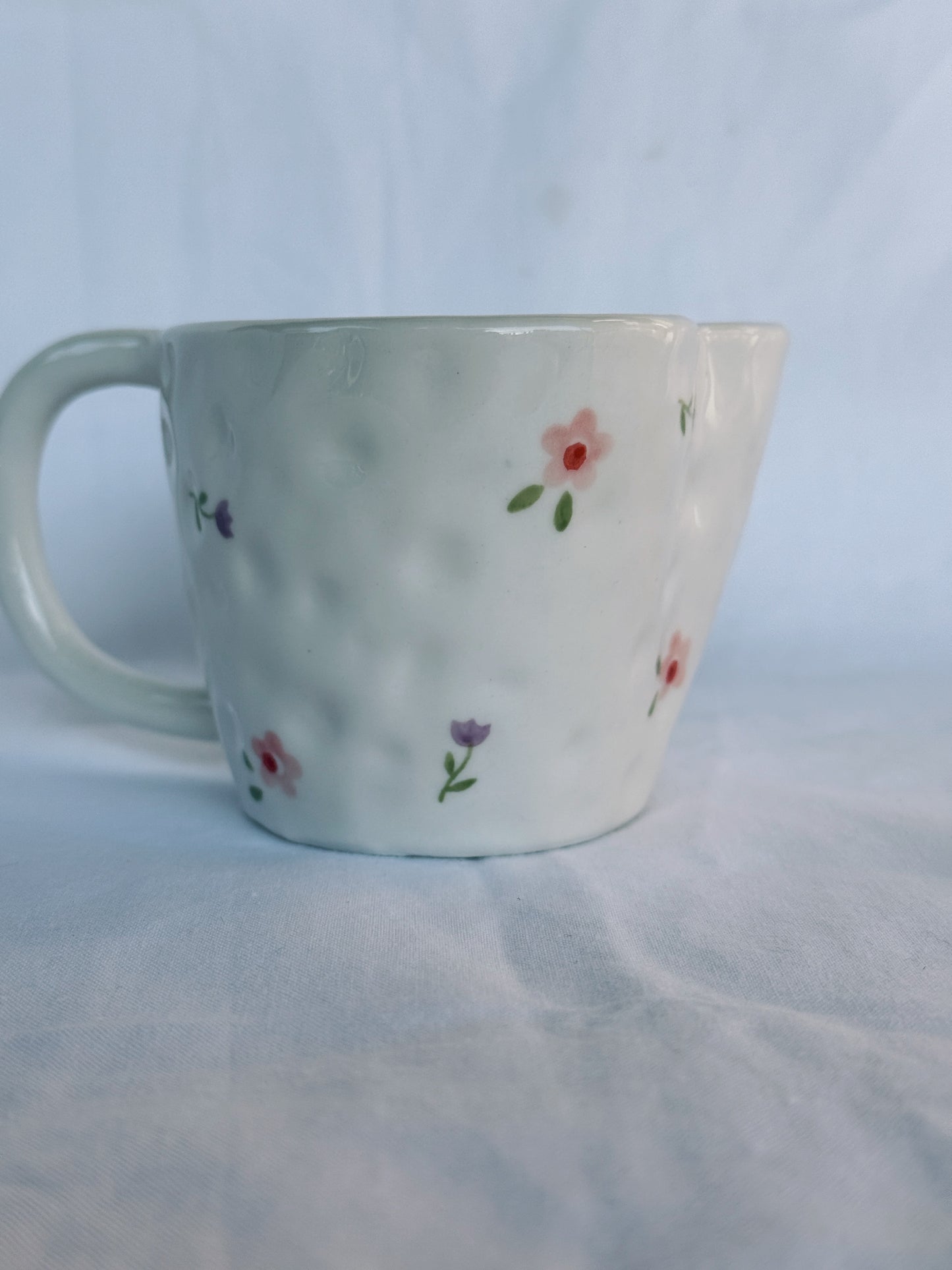 Junie Bloom Ceramic Heart Mug