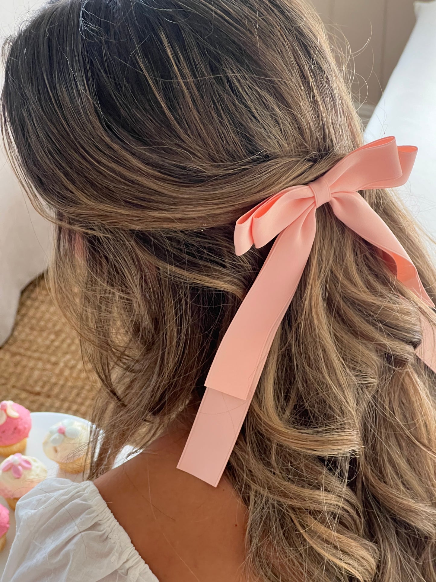 Ribbon Bow Hair Clips