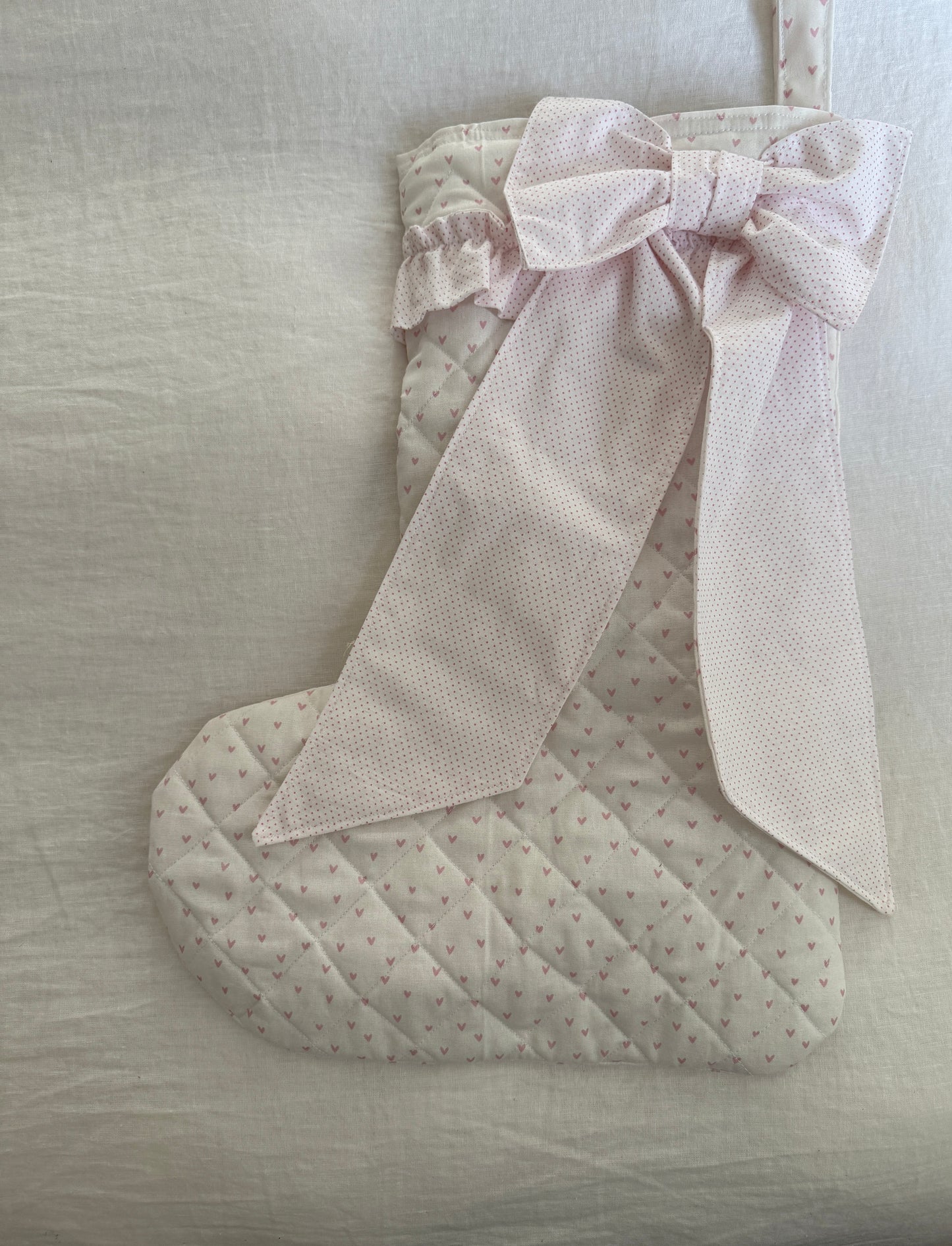 Maison Quilted Christmas Stocking