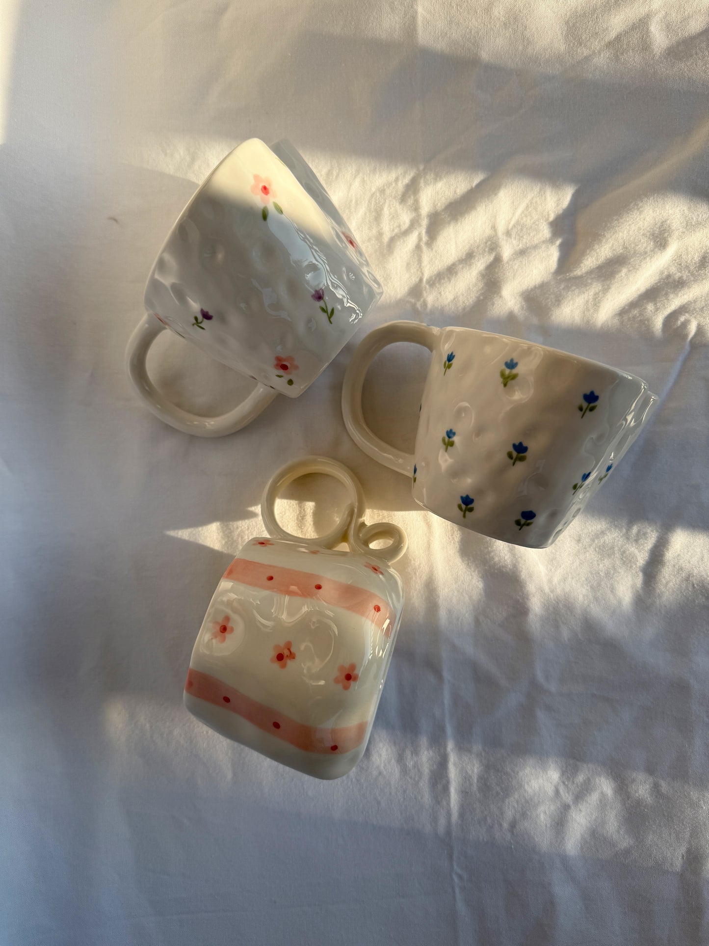 Junie Bloom Ceramic Heart Mug