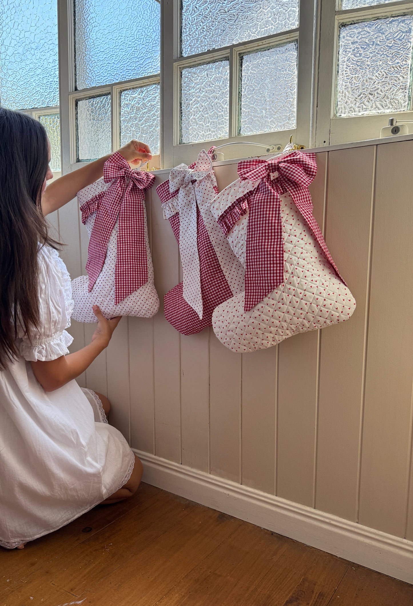 Maison Quilted Christmas Stocking