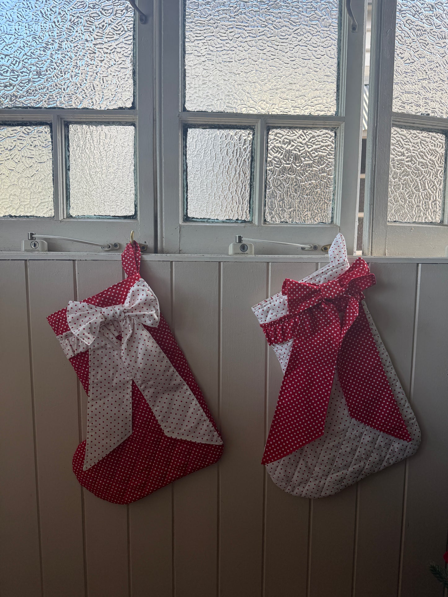 Maison Quilted Christmas Stocking