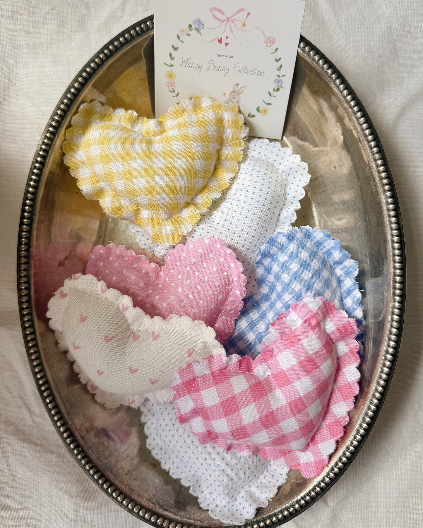 Whimsy Handmade Hearts set of three