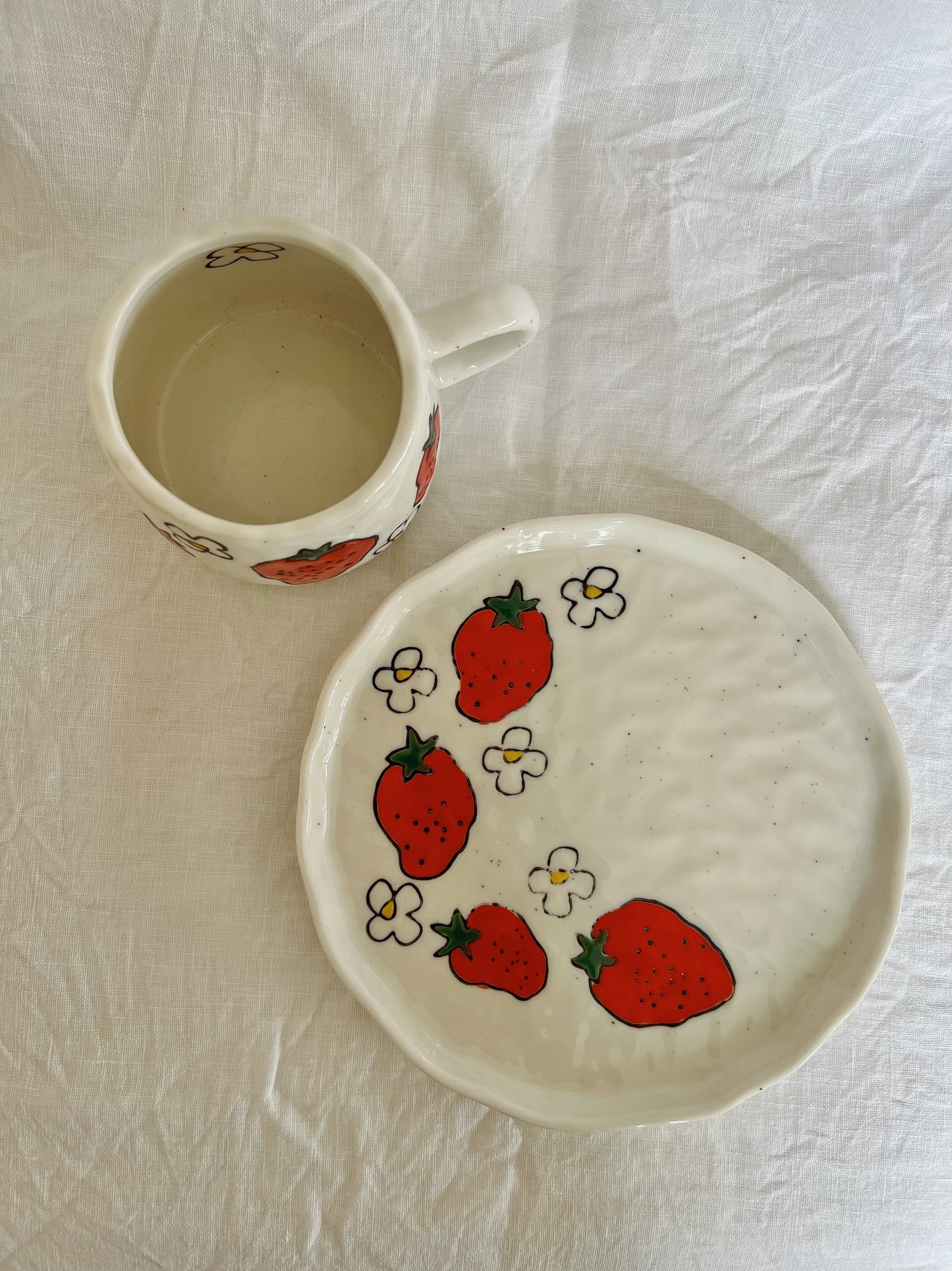 Strawberry Fields Cup and Saucer