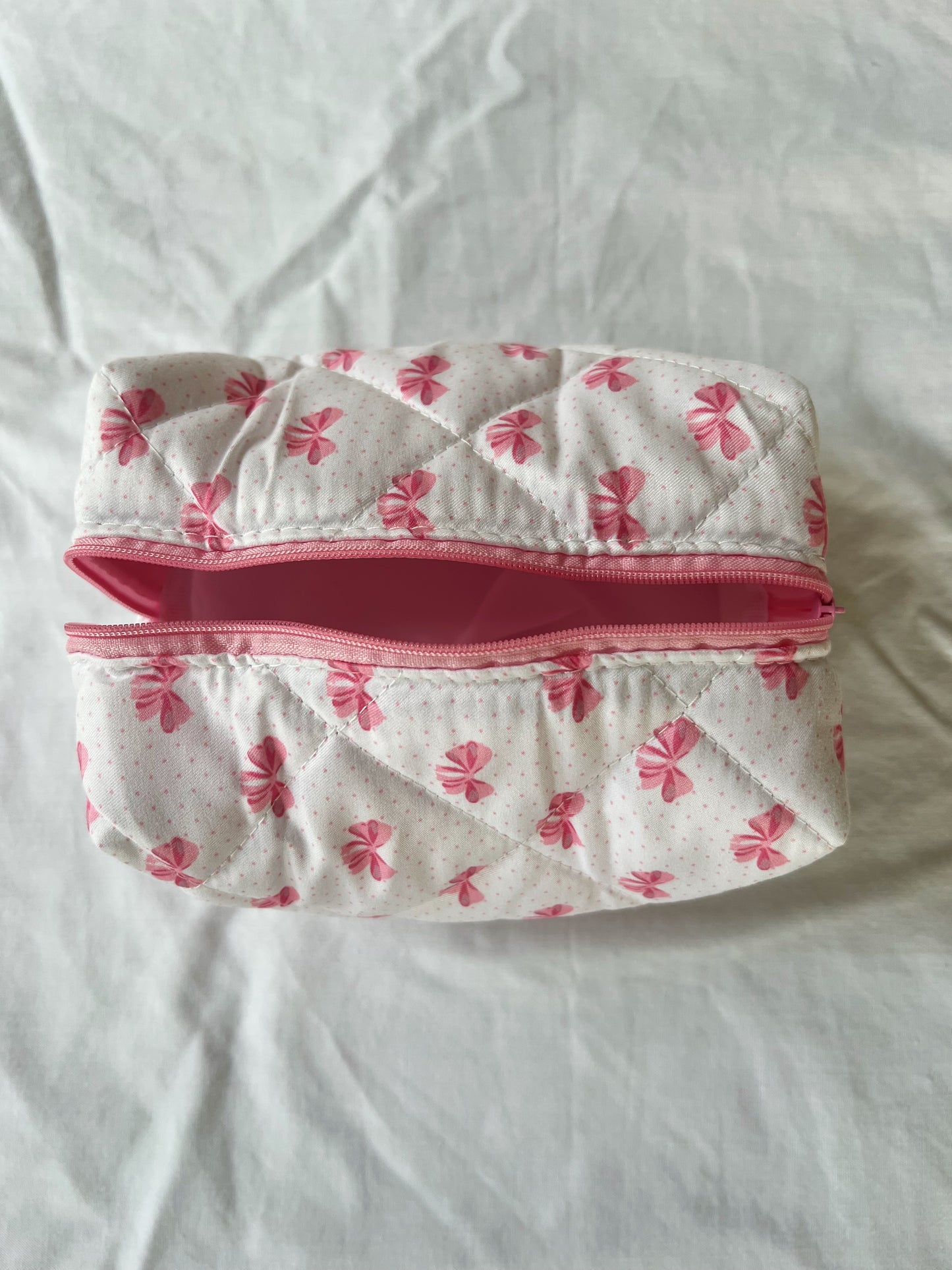 Josie Quilted Makeup Beauty Bag