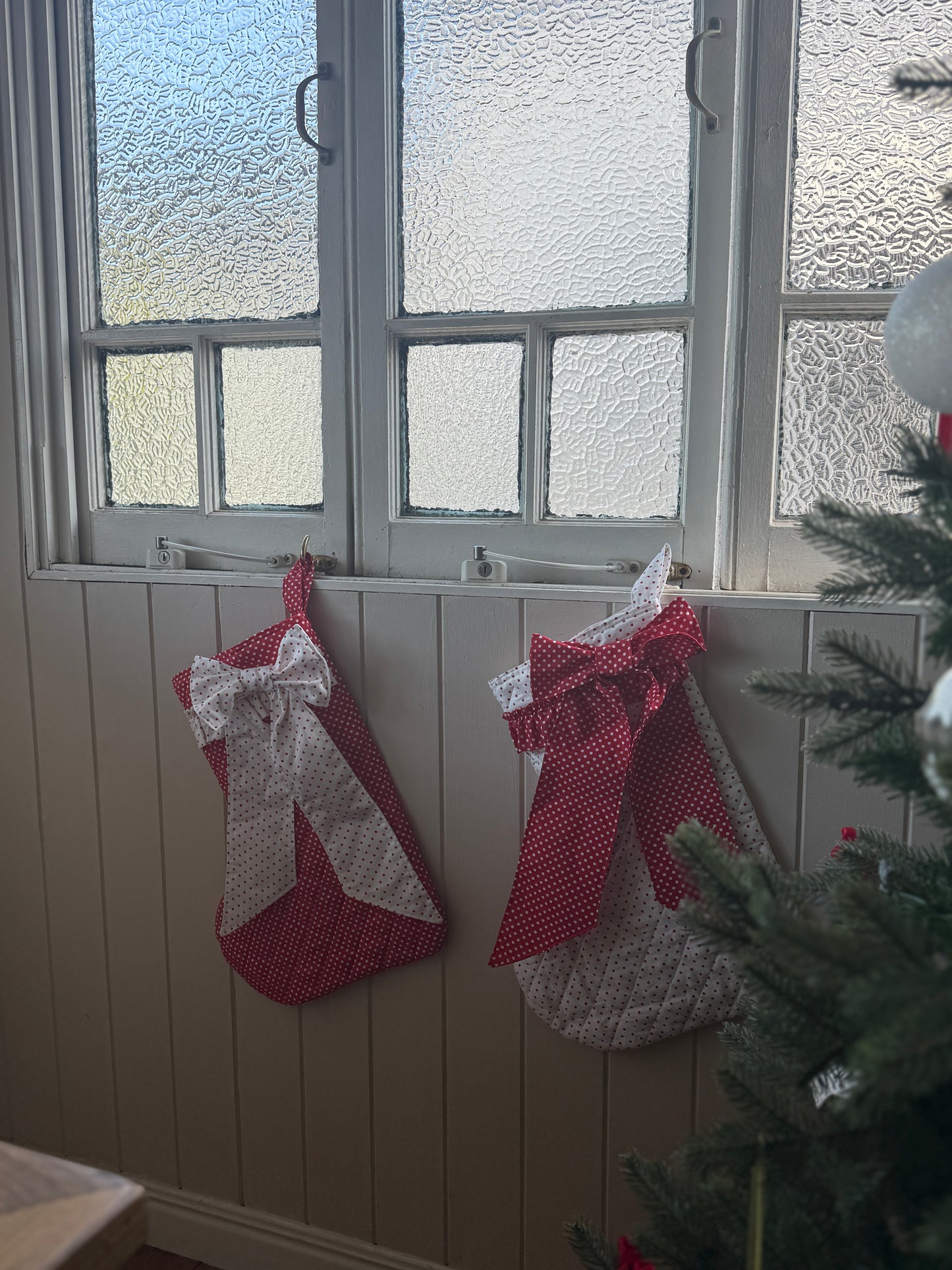 Maison Quilted Christmas Stocking
