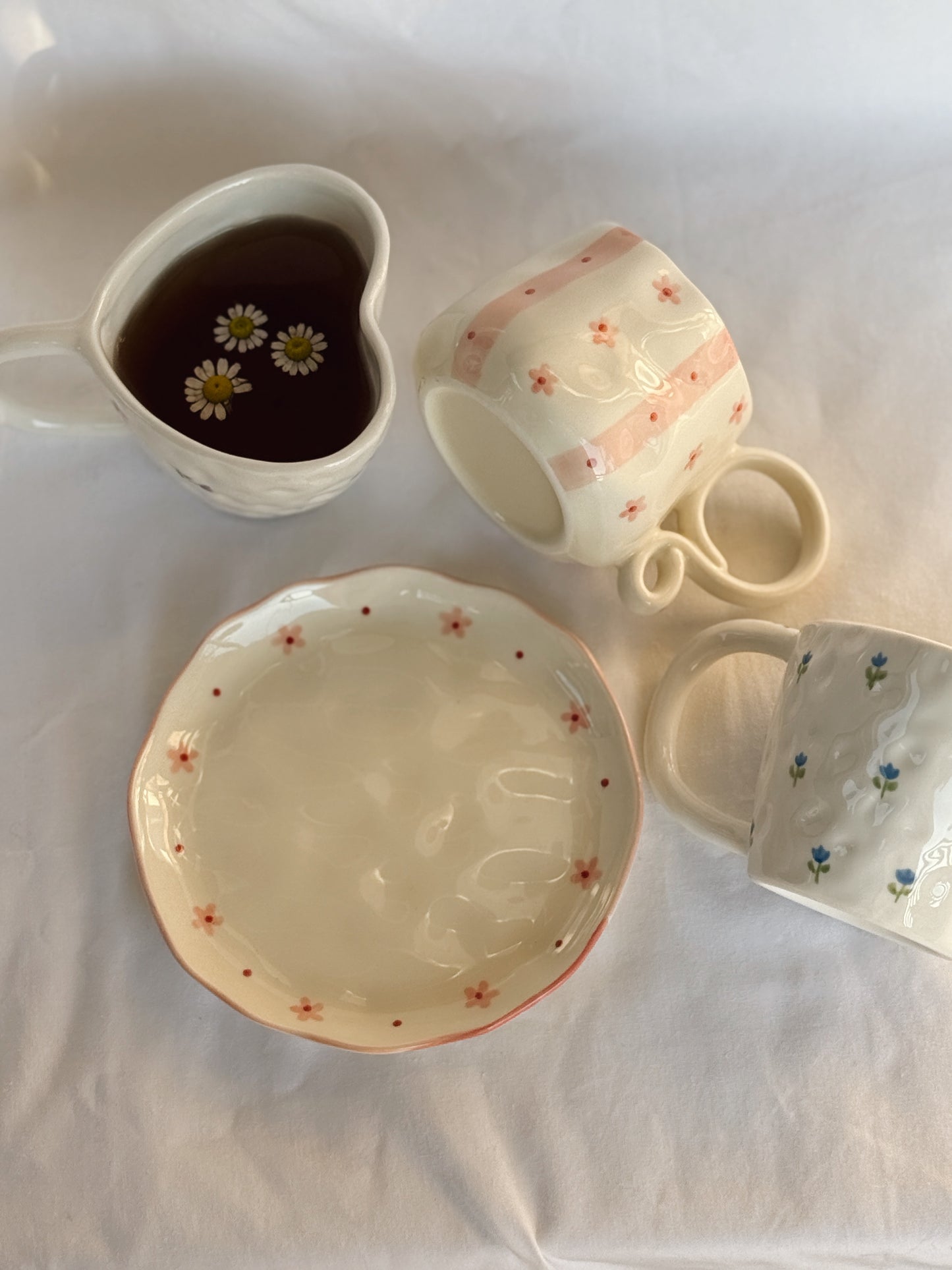 Delilah Daisy Ceramic Cup and Saucer