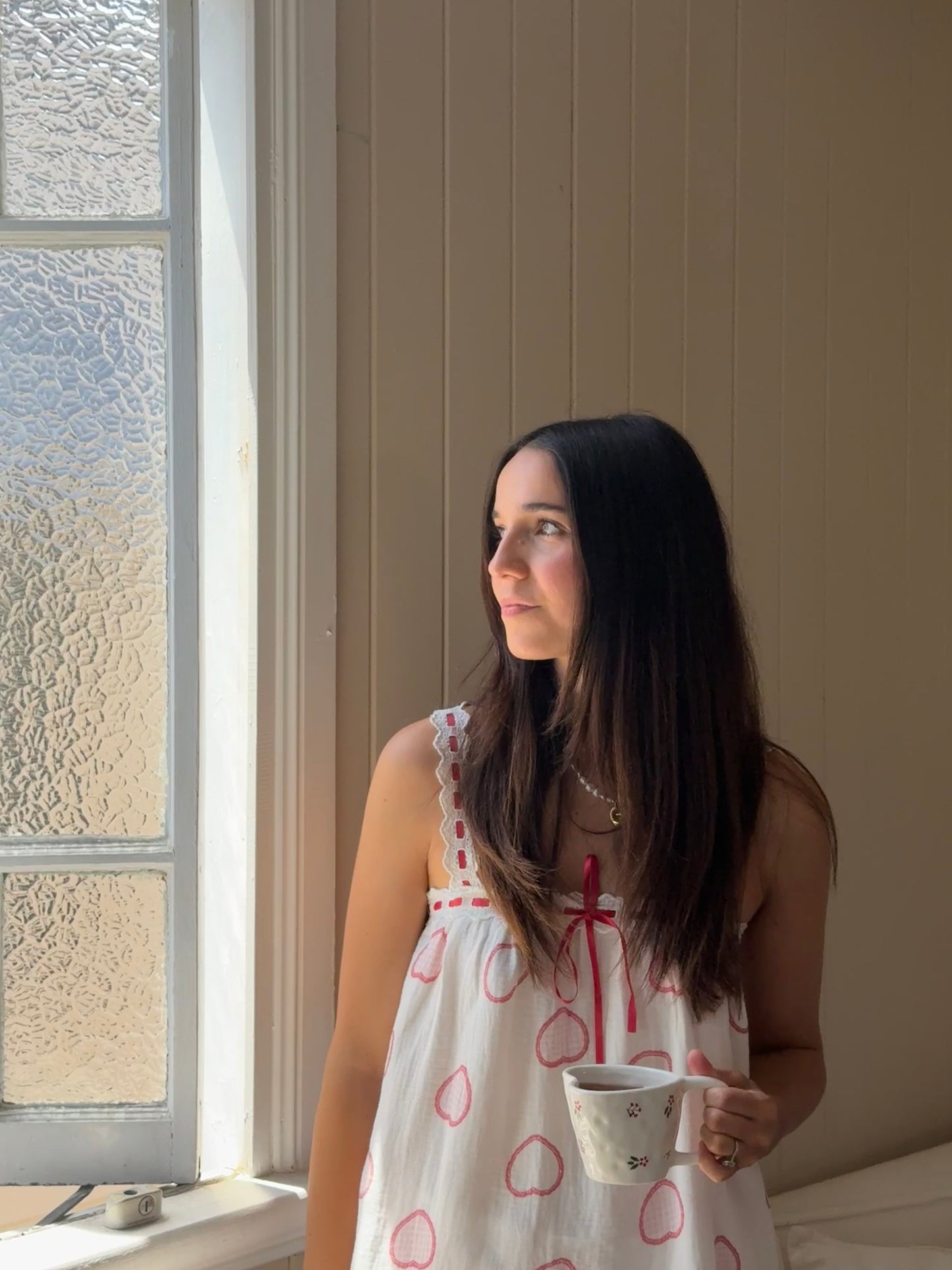 Florie Heart Shaped Ceramic Mug