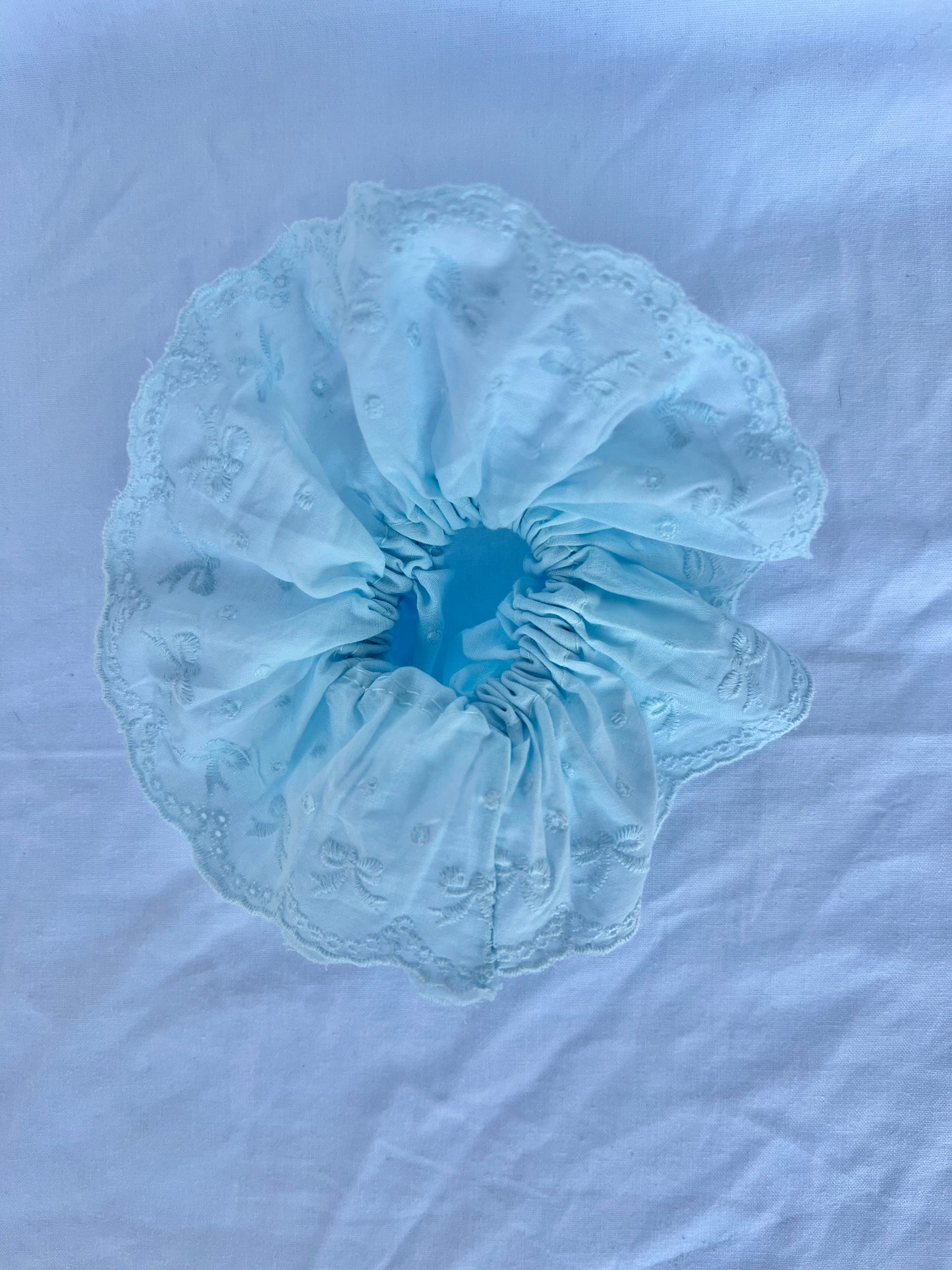 Ballet Blue Oversized Scrunchie