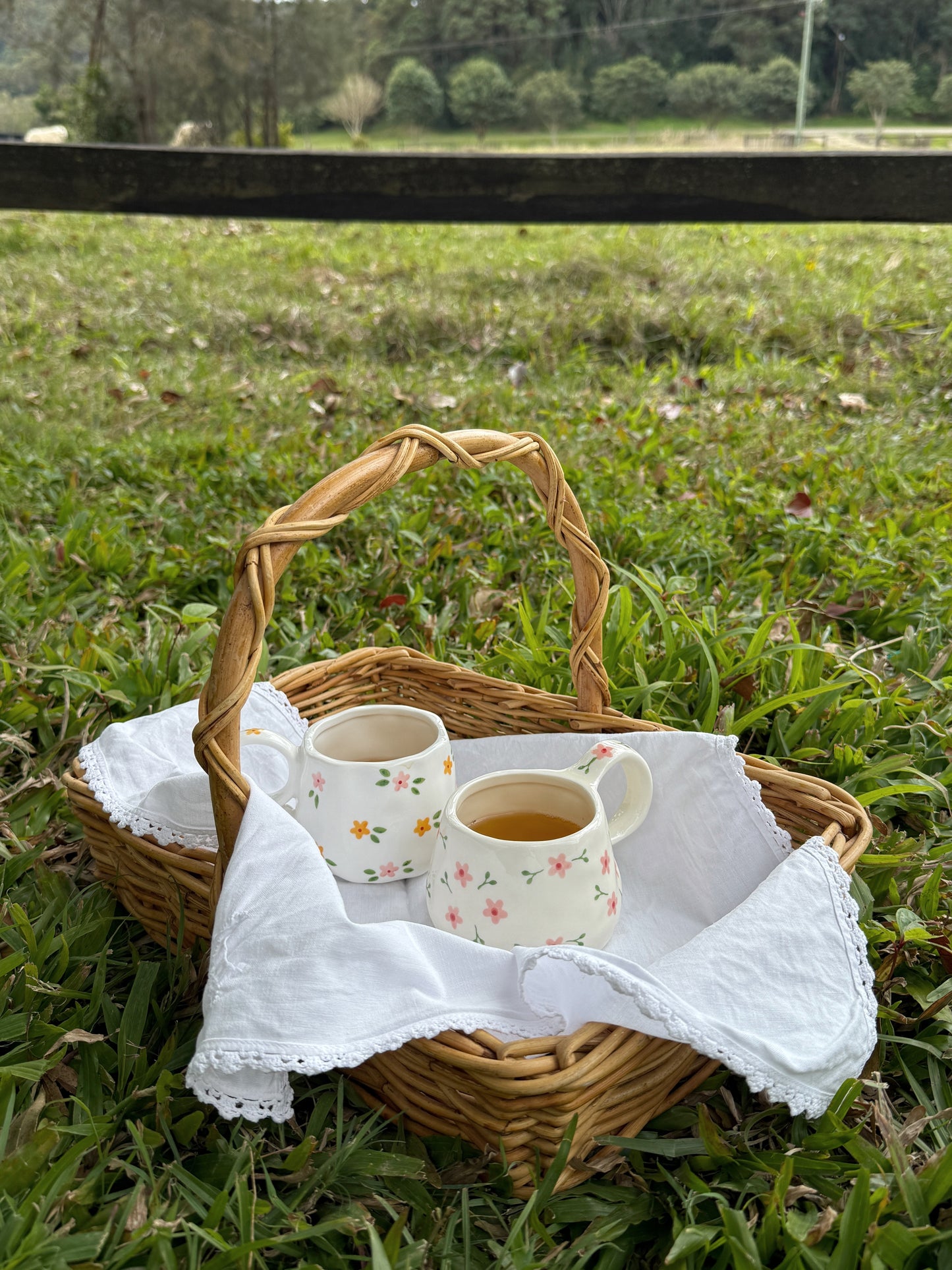 Daisy Eve Ceramic Cup and Saucer