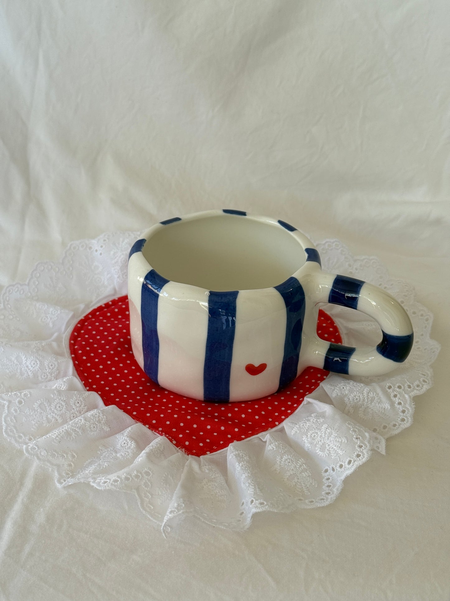 The Love Letter Stripe Mug