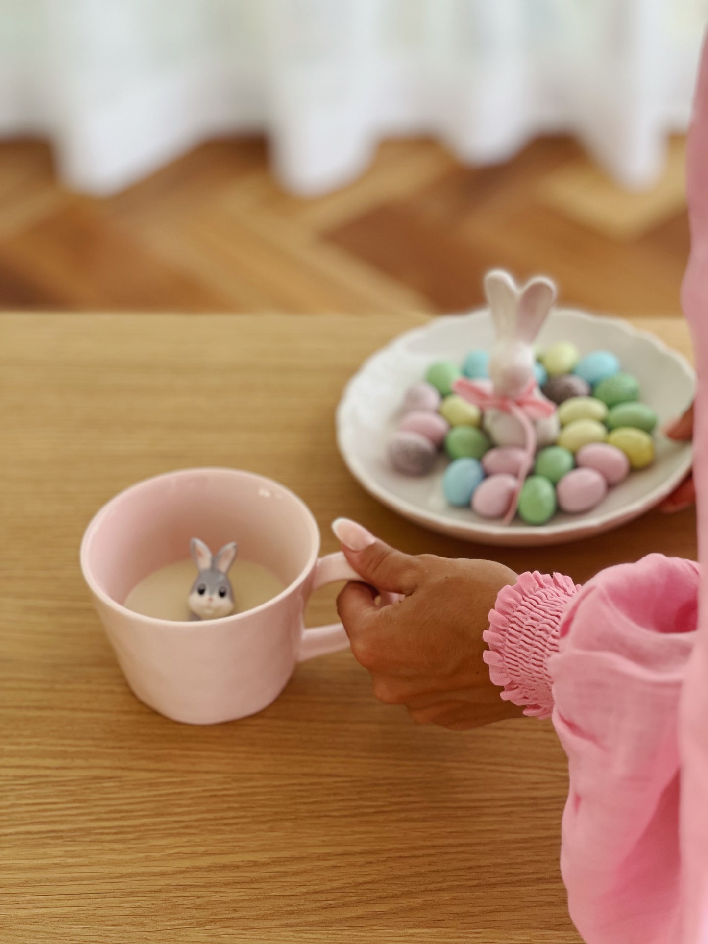 Bunny Blush Ceramic Mug