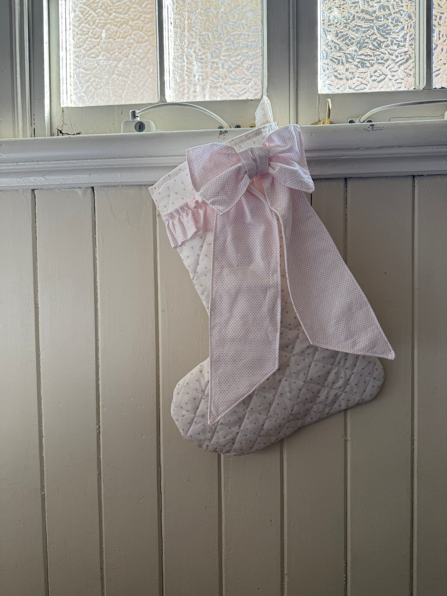 Maison Quilted Christmas Stocking