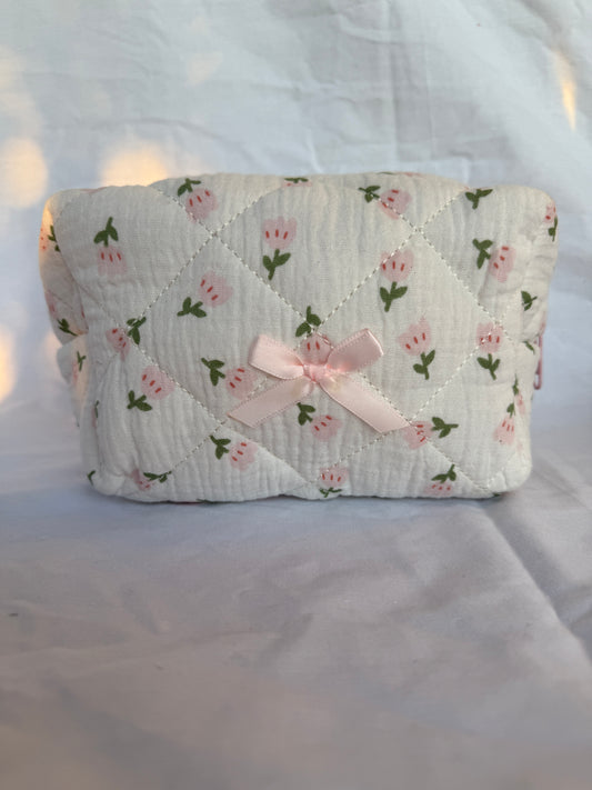 Florence Quilted Beauty Bag