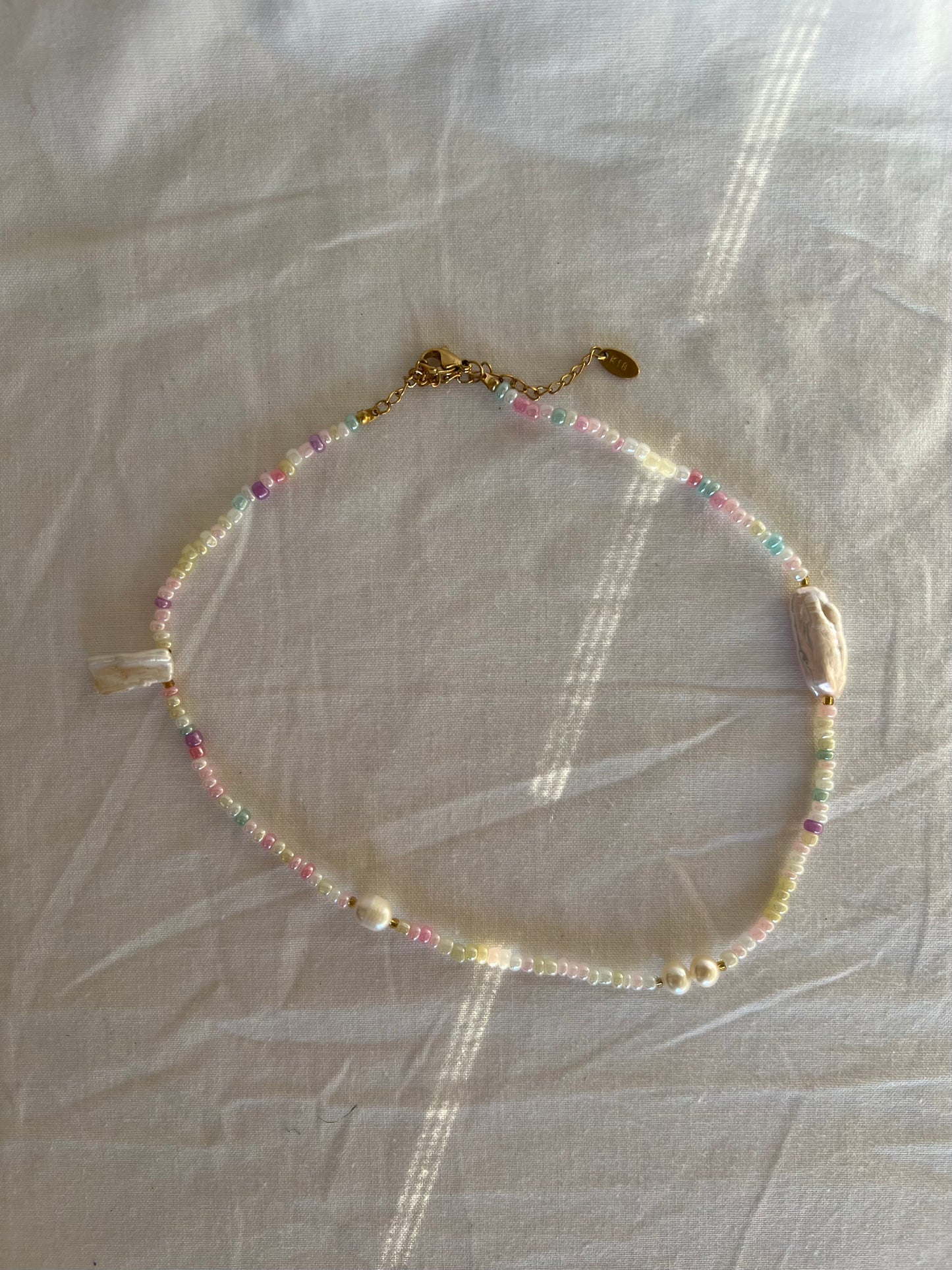 Perfect Pink Beaded Necklace