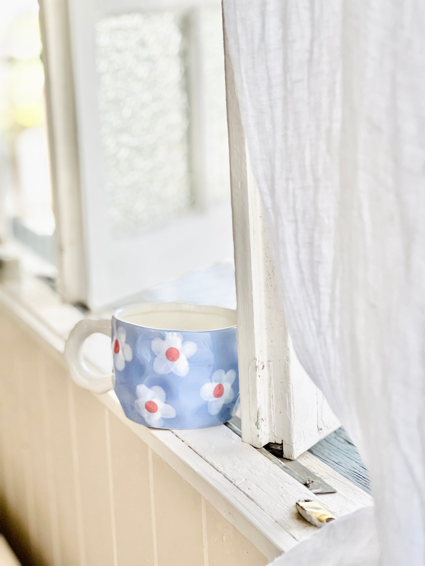 Daisy Blue Mug and Plate