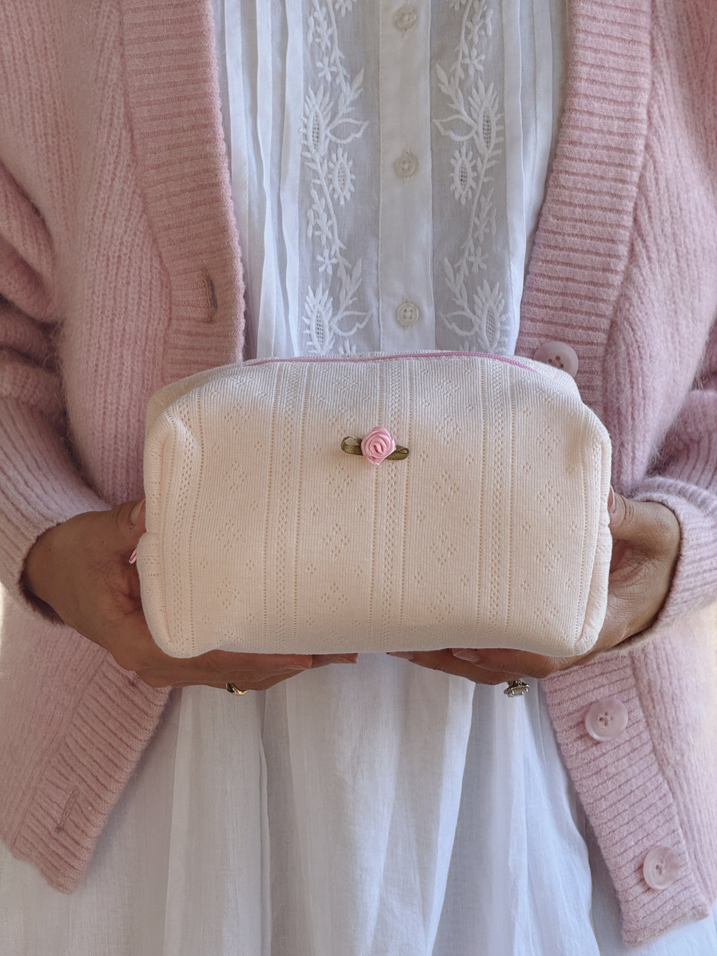 Rosie Quilted Beauty Bag