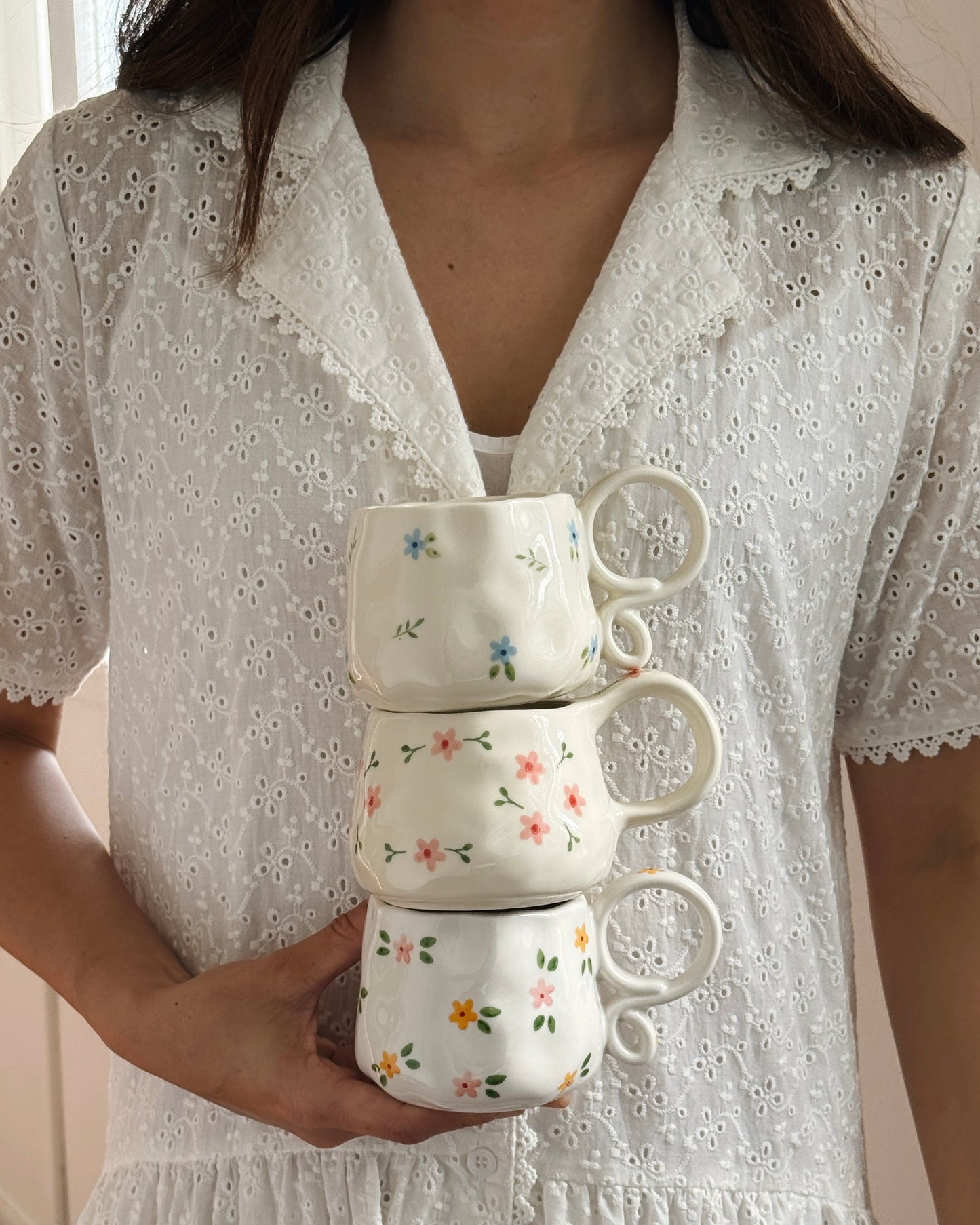 Daisy Eve Ceramic Cup and Saucer