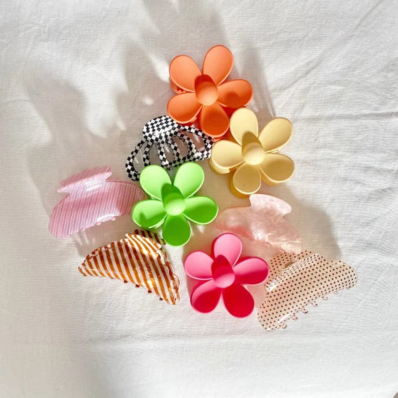 Flower Hair Claw Brights