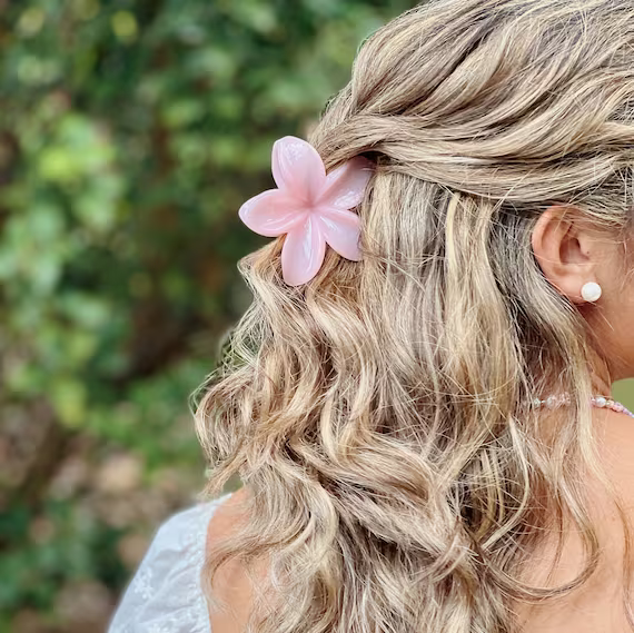 Frangipani Hair Claw